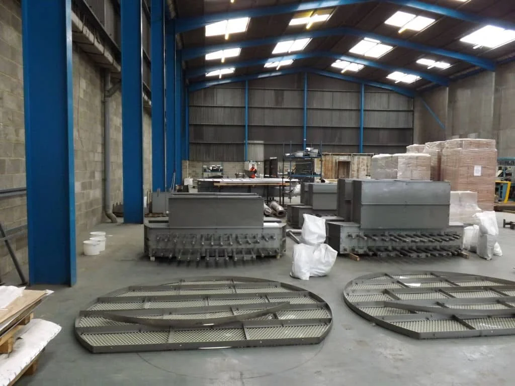Steel fabrication in the DTEC workshop