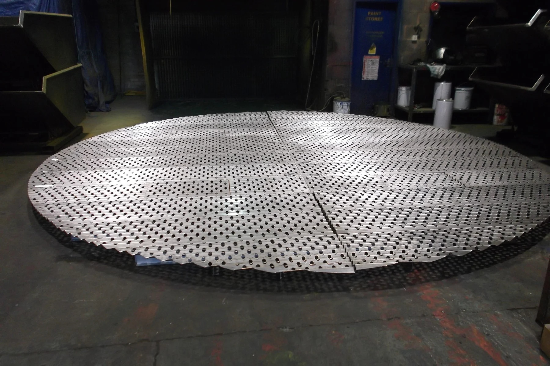 Column internals manufactured in the DTEC workshop